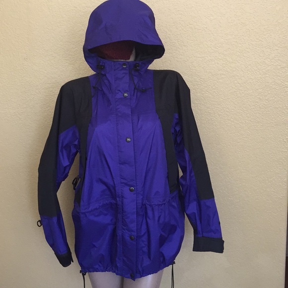 The North Face Jackets & Blazers - North Face Purple and Black GORE-TEX Shell Jacket